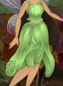 Tea Green Zinnia Flounce Skirt