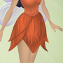 Tulip Skirt Pumpkin Orange