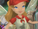 Golden Tan Camp Pixie Dust Kerchief with Sunset Orange Trim (Fairy)