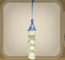 Mushroom White Hanging Hibiscus Lantern.Png