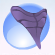 Single Leaf Sash Lavendar Purple.Png