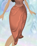 Lily Pad Bubble Skirt Peachy Orange