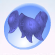 Twirly Oak Top Bluebell Blue.Png