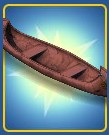 Davey Crockett's Canoe Couch Color Red
