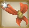 Seashore Brown Camp Pixie Dust Kerchief with Tangerine Orange Trim (Fairy).png