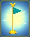 Room Judging Flag Turqoise