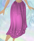Primrose Pink Draping Daffodil Skirt