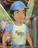 Mushroom White Water-Talent Tee with Tundra Blue Trim (Sparrow Man)