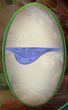 Periwinkle Blue Seashell Shelf