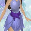 Violet Purple Wax Leaf Sash