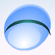 Sweet Leaf Headband Candy Blue.Png