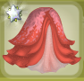 Coral Pink Tri-Color Skirt.png