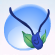 Rose Bud Pendant Peacock Blue.Png