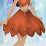 Pumpkin Orange Daisy Pettiskirt