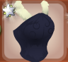 Pepper Black Polished Caterpillar Fuzz Top.Png