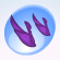Petal Slippers Plum Purple.Png