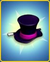 Magic Show Top Hat Chair Purple