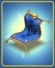 Aladdin's Flying Carpet Chair Blue