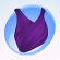 Daisy Wrap Mulberry Purple.Png