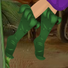Zucchini Green Leaf Topper Boots