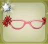 Daisy Pink Flower Sunglasses.Png