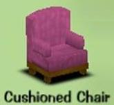 Toontown Furniture- Cushioned Chair (Magenta) (Cropped).JPG