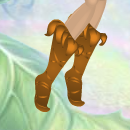 Goldfish Orange Leaf Topper Boots