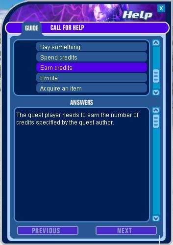 Earn credits