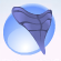 Single Leaf Sash Periwinkle Blue.Png