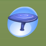 Eggshell Tea Table Bluebell Blue