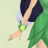 Rose Bud Bracelet Green Apple