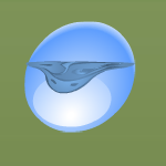 Marina Blue Seashell Shelf