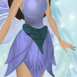 Moonshadow Blue Single Leaf Sash