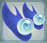 Bluejay Blue Bubble Top Slippers.Png
