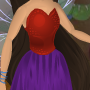 Strawberry Red Lily Blossom Top