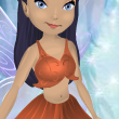 Tangerine Orange Ivy Top
