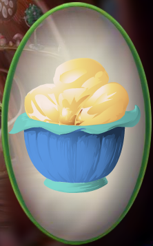 Cornflower Blue Popcorn Bowl