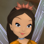 Peachy Orange Hickory Leaf Headdress