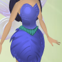 Candy Blue Sparkle Sash