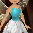 Powder Blue Lily Blossom Top