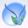 Rose Bud Pendant Tundra Blue.Png