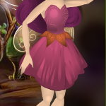 Foxtail Orange Twirly Leaf Belt