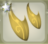 Corn Cob Yellow Twirly Slippers.Png
