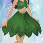 Zucchini Green Daisy Pettiskirt