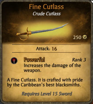 Fine Cutlass