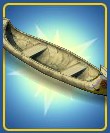 Davey Crockett's Canoe Couch Color Beige