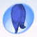 Lily Pad Bubble Skirt Bluejay Blue.Png