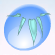 Daisy Petal Necklace Waterfall Blue.Png
