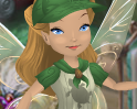 Maple Brown Camp Pixie Dust Kerchief with Spruce Green Trim (Fairy)