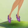Petal Slippers Iris Purple